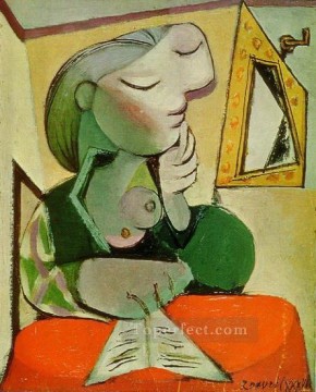 Retrato Mujer Mujer leyendo 1936 cubista Pablo Picasso Pinturas al óleo